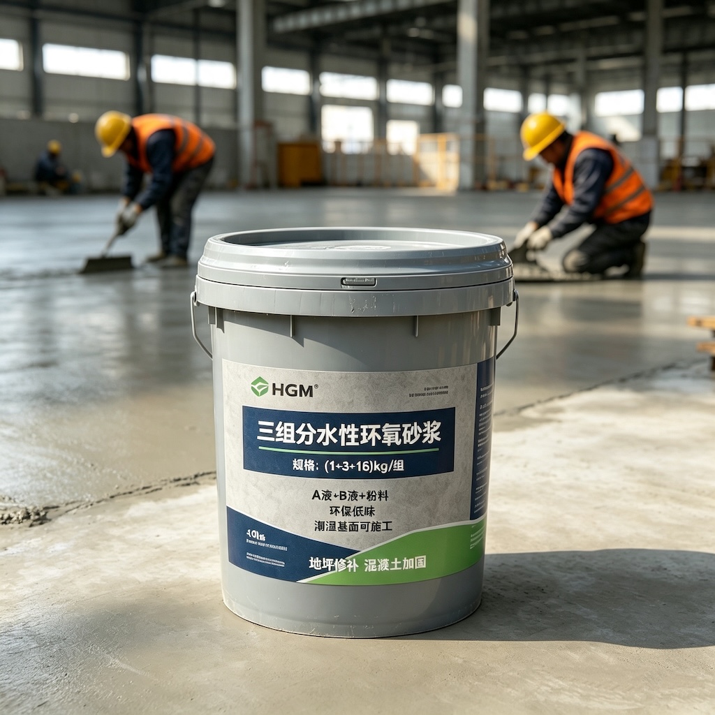 黄陵三组份水性环氧砂浆